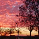 Sonnenuntergang in Oktober