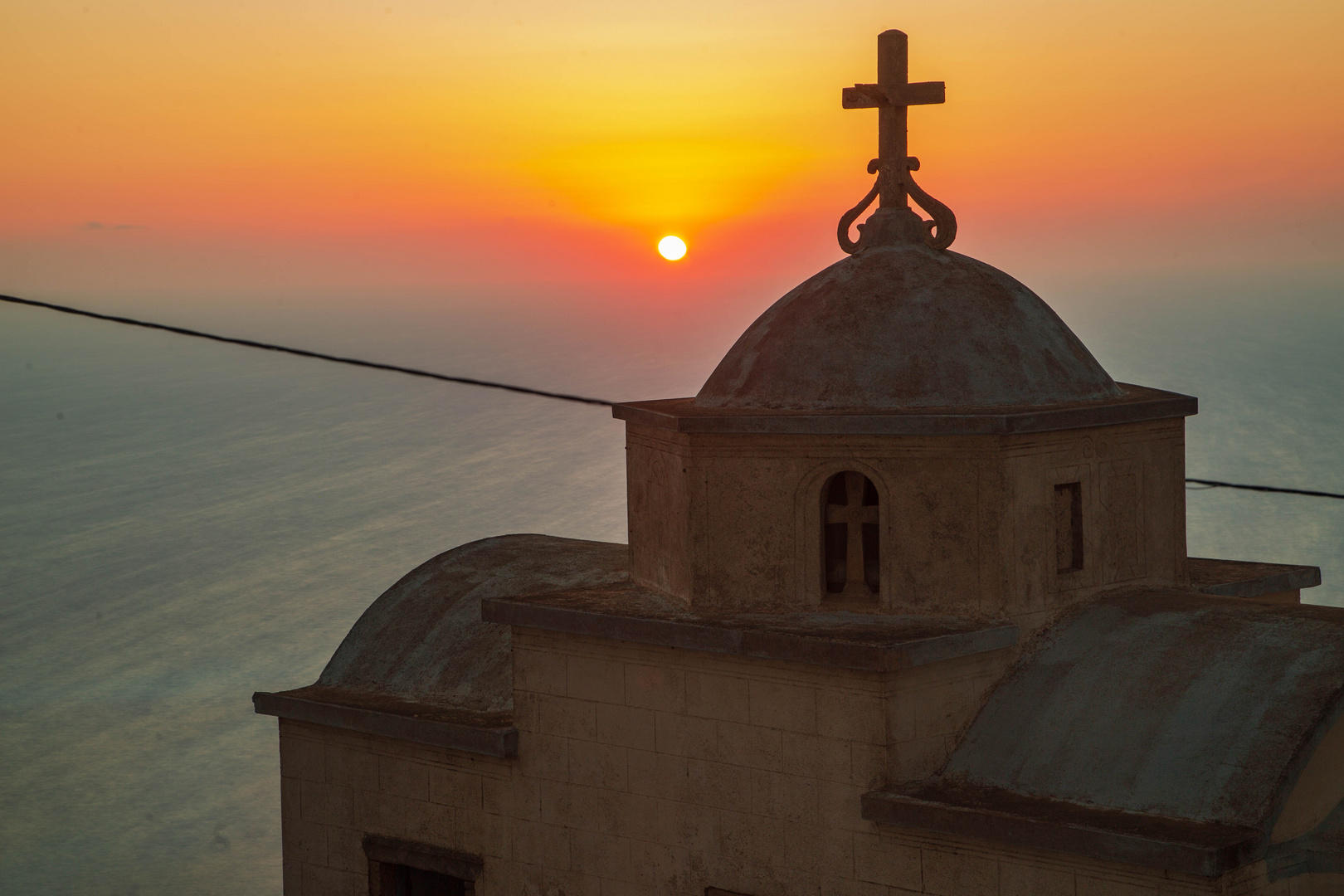 Sonnenuntergang in Olymbos