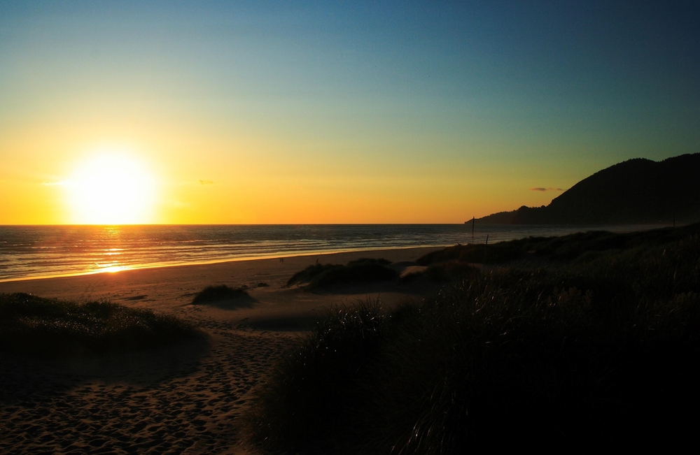 Sonnenuntergang in Oregon