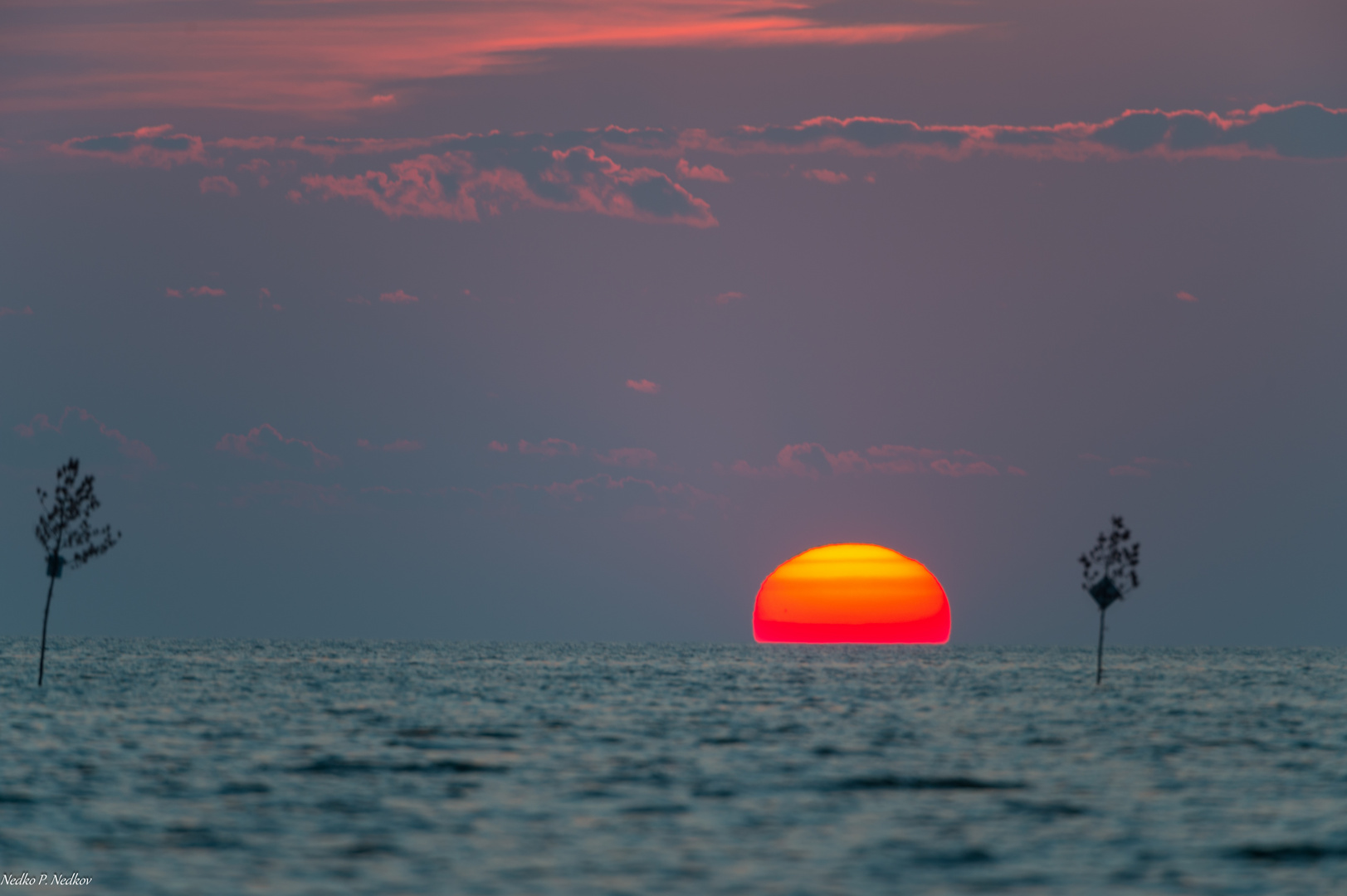 Sonnenuntergang in Orleans, Cape Cod, Massachusetts