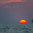 Sonnenuntergang in Orleans, Cape Cod, Massachusetts