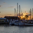 Sonnenuntergang in Orth / Fehmarn