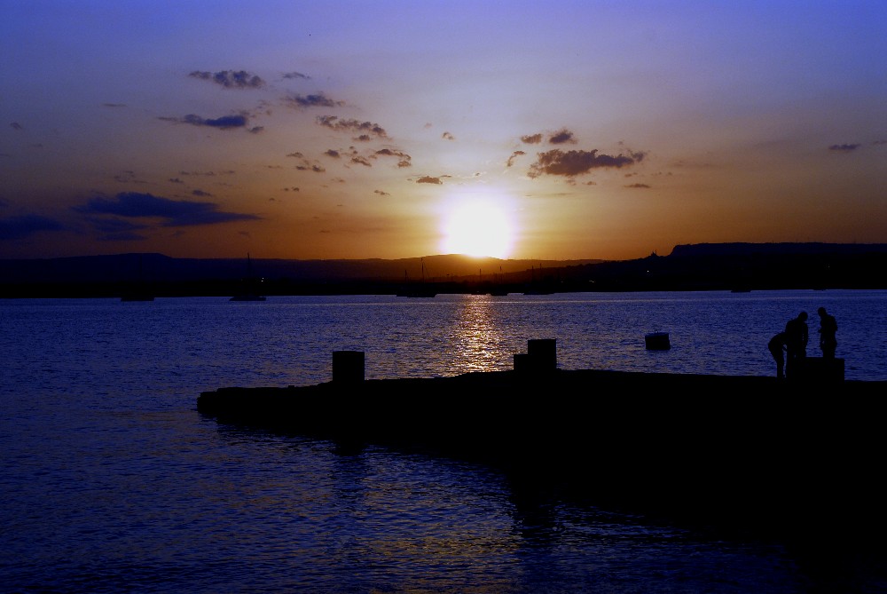 Sonnenuntergang in Ortigia