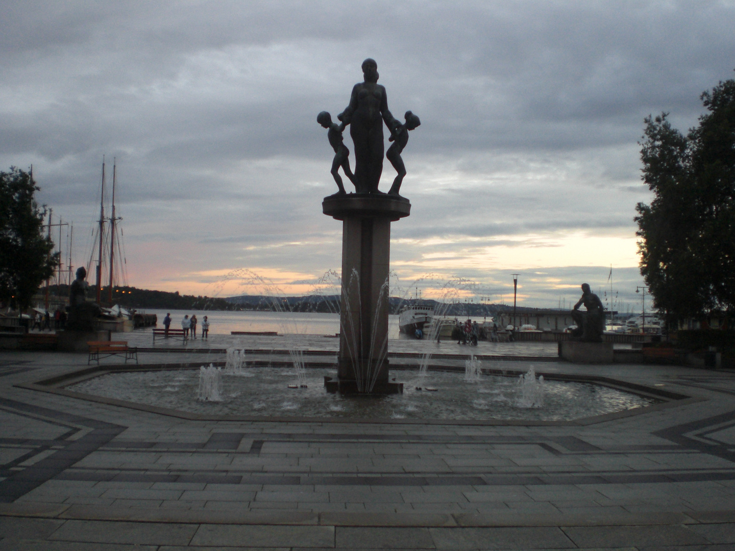 Sonnenuntergang in Oslo