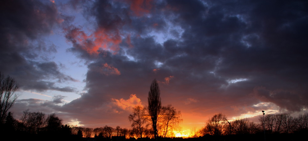 Sonnenuntergang in Osnabrück