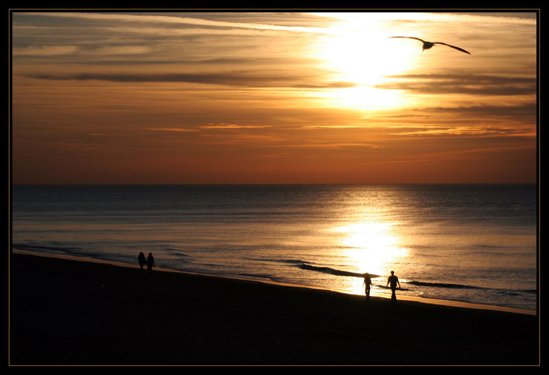 Sonnenuntergang in Ostende 2