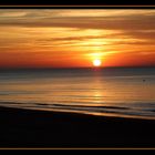 Sonnenuntergang in Ostende