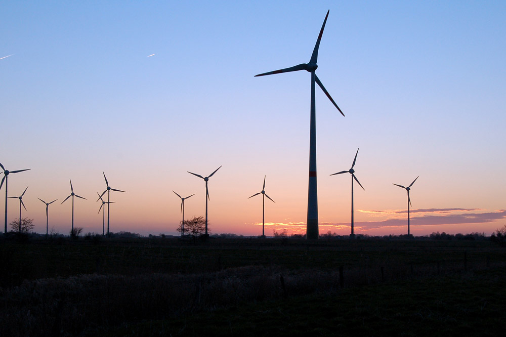 Sonnenuntergang in Ostfriesland