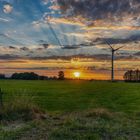 Sonnenuntergang in Ostfriesland