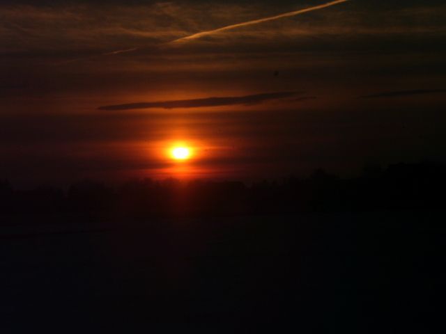 Sonnenuntergang in Ostfriesland