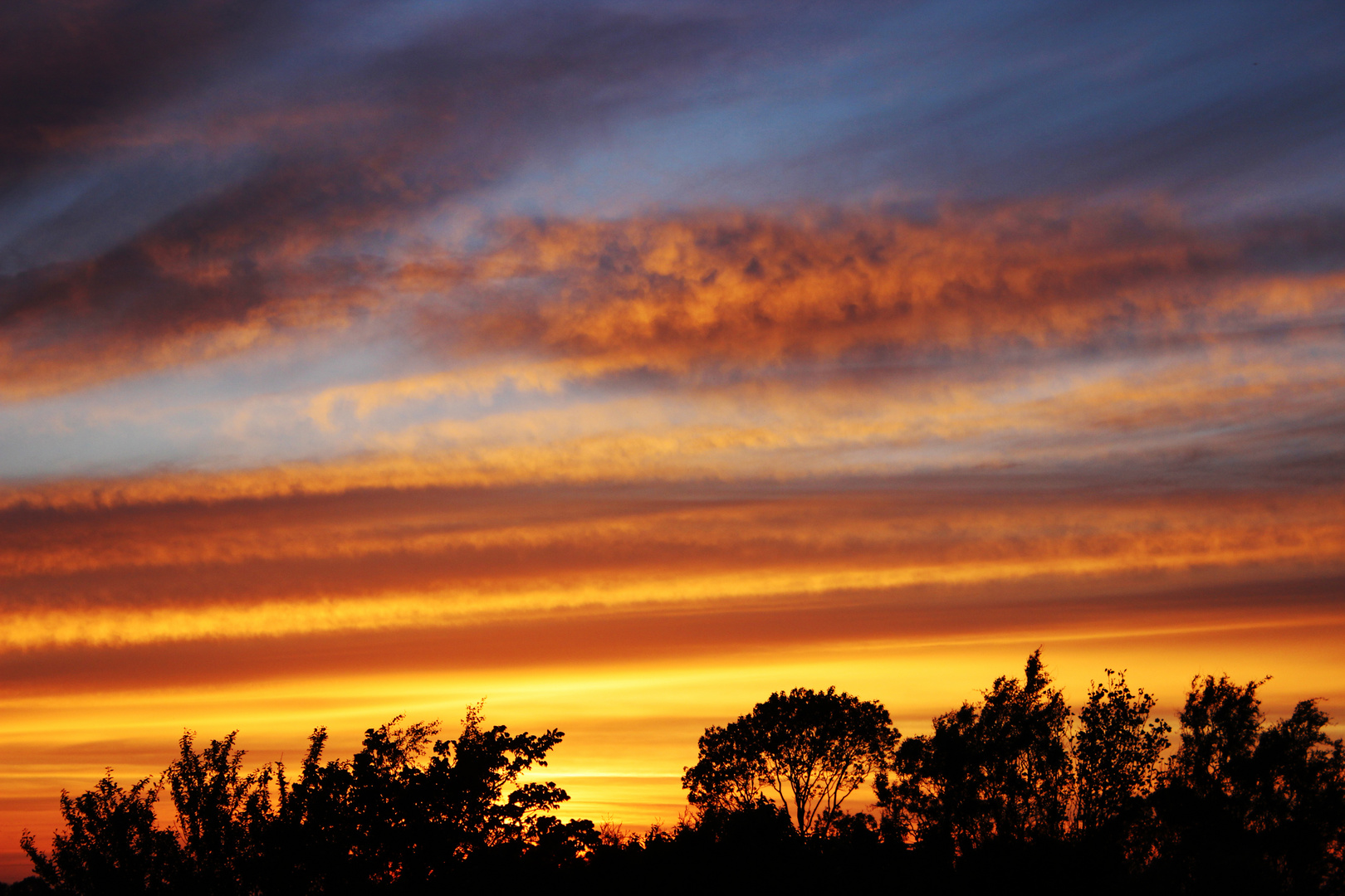 Sonnenuntergang in Ostfriesland