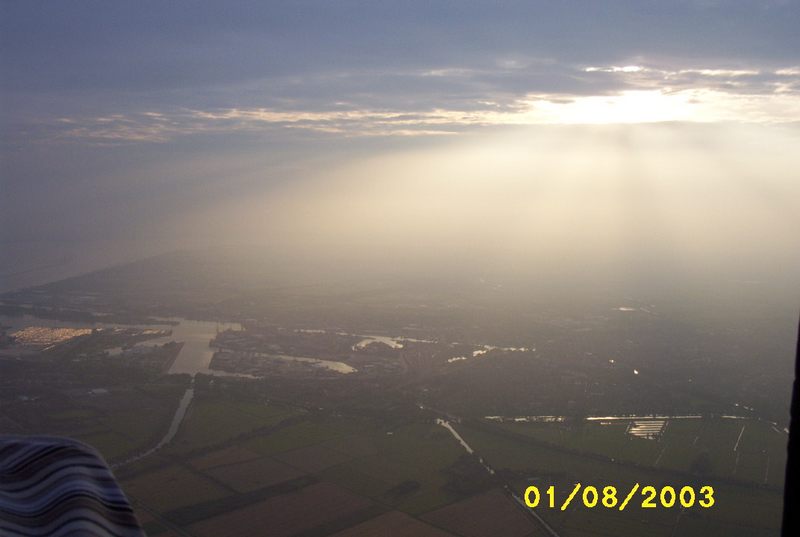 Sonnenuntergang in Ostfriesland !