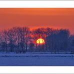 Sonnenuntergang in Ostfriesland