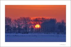 Sonnenuntergang in Ostfriesland