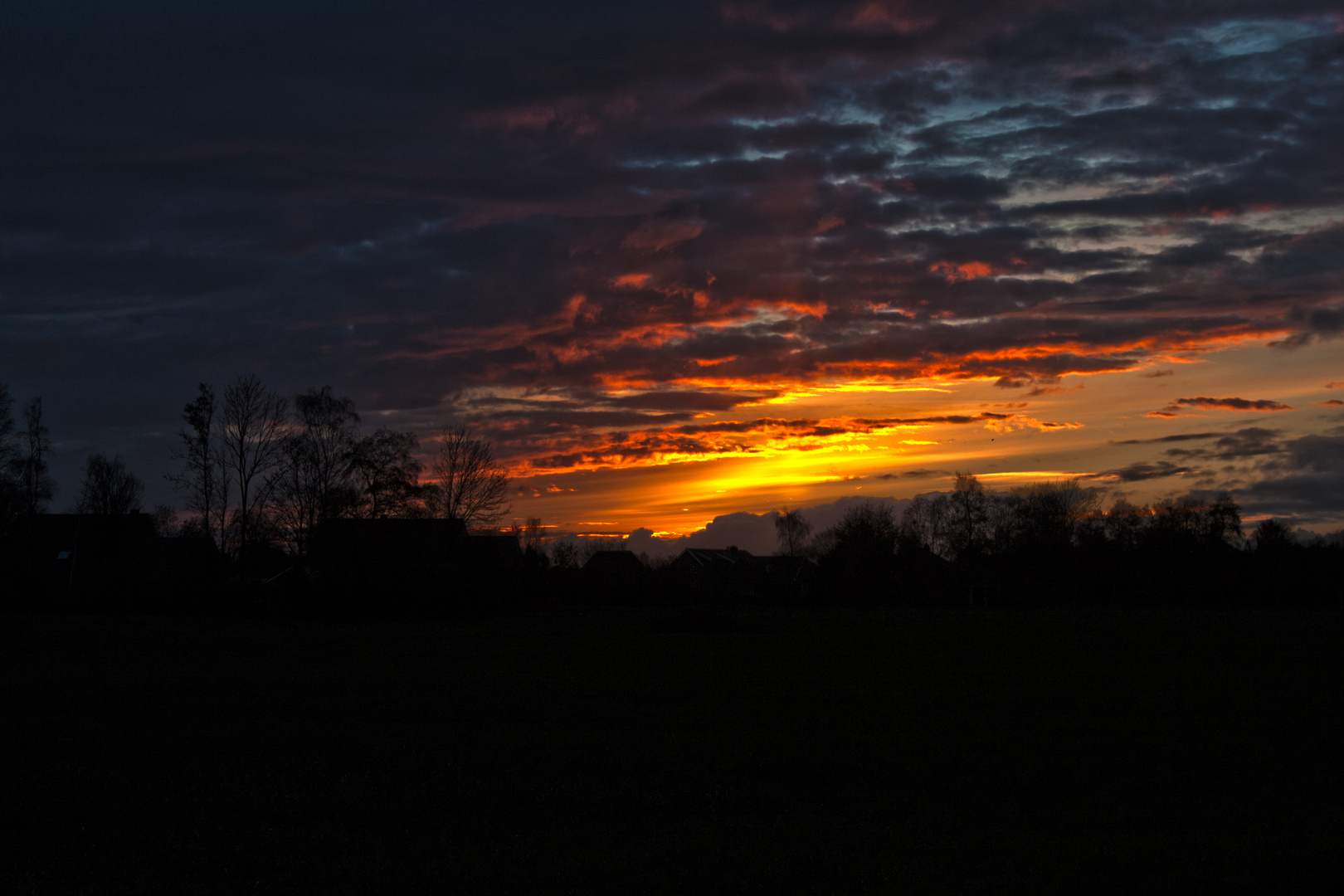 Sonnenuntergang in Ostgroßefehn