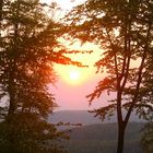 Sonnenuntergang in Ostlutter auf einem Berg