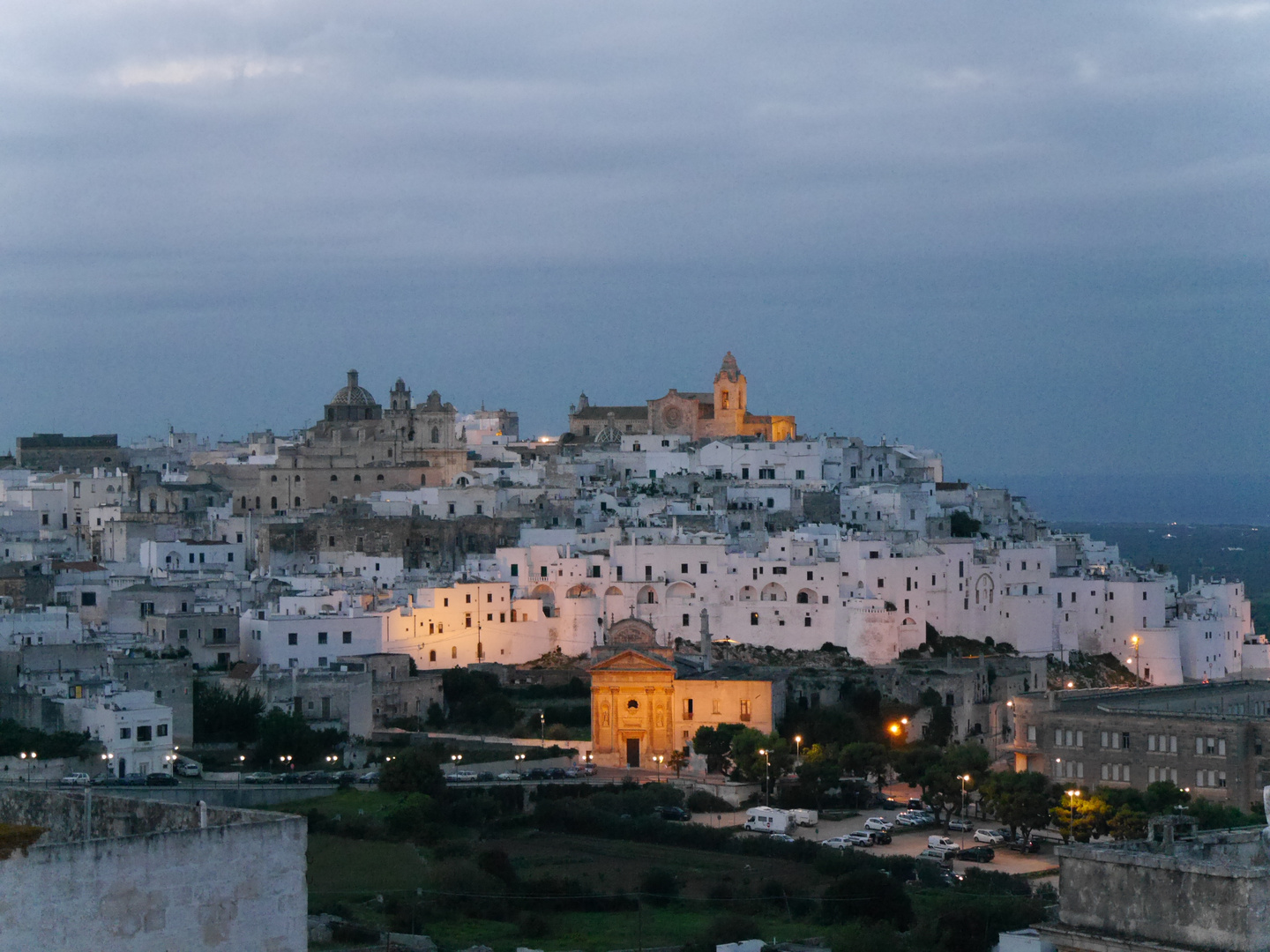 Sonnenuntergang in Ostuni - Apulien