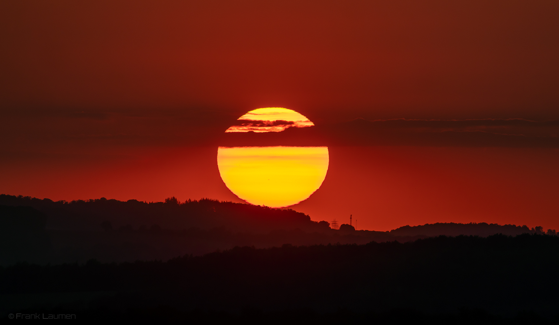 Sonnenuntergang in Ostwestfalen Lippe