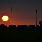 Sonnenuntergang in Otterndorf