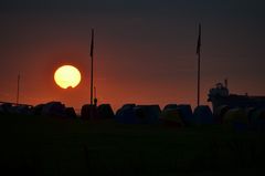 Sonnenuntergang in Otterndorf