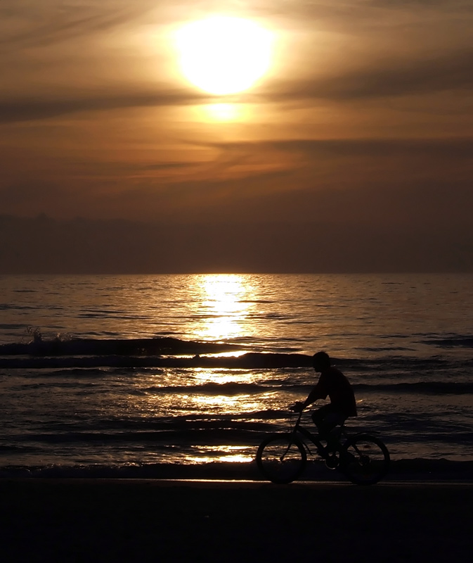 Sonnenuntergang in Palanga