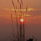 Sonnenuntergang in Pamukkale ( Türkei ) am 27.11.2012