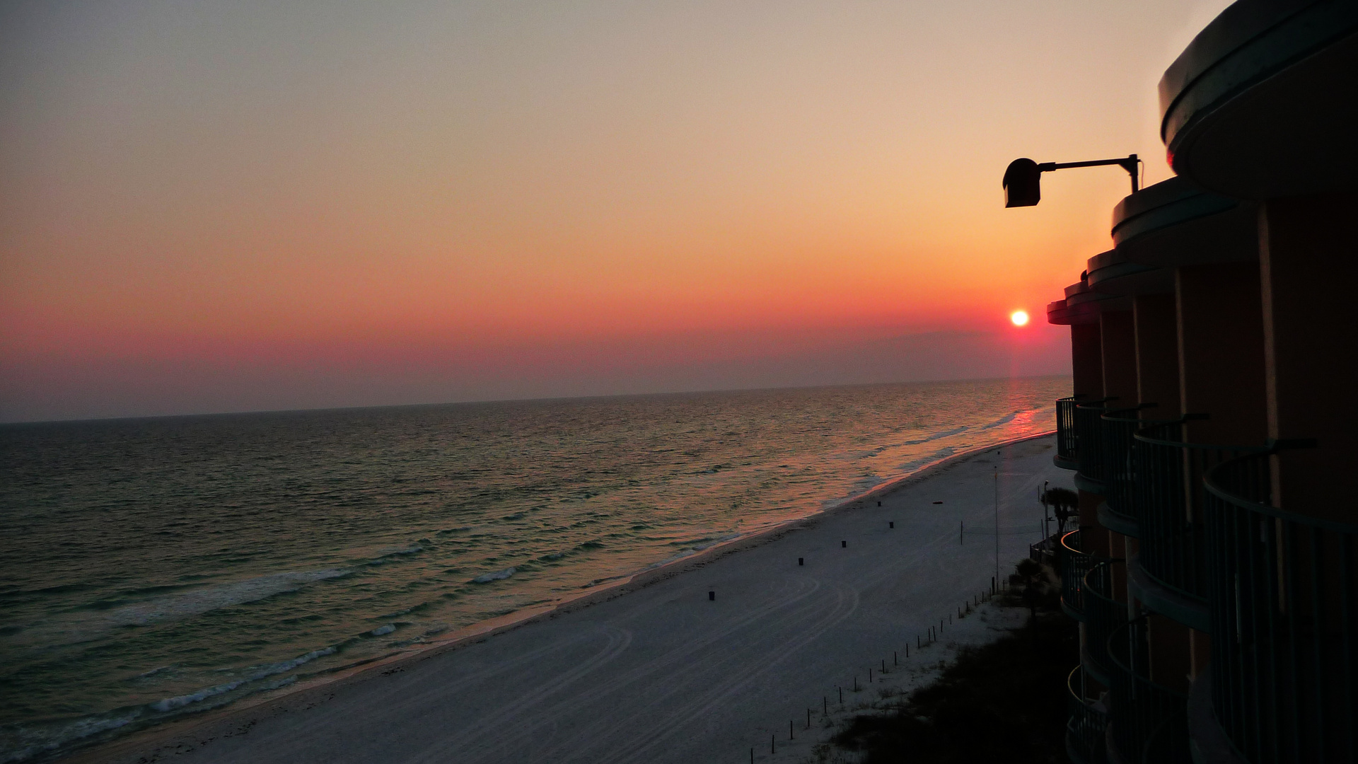 Sonnenuntergang in Panama City Beach (Florida)