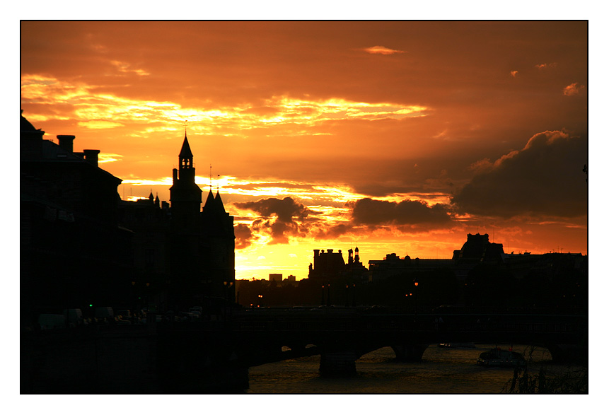 Sonnenuntergang in Paris II