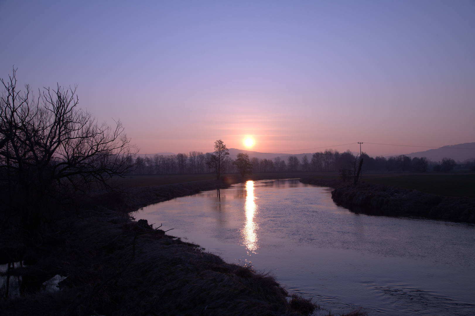 Sonnenuntergang in Pastell