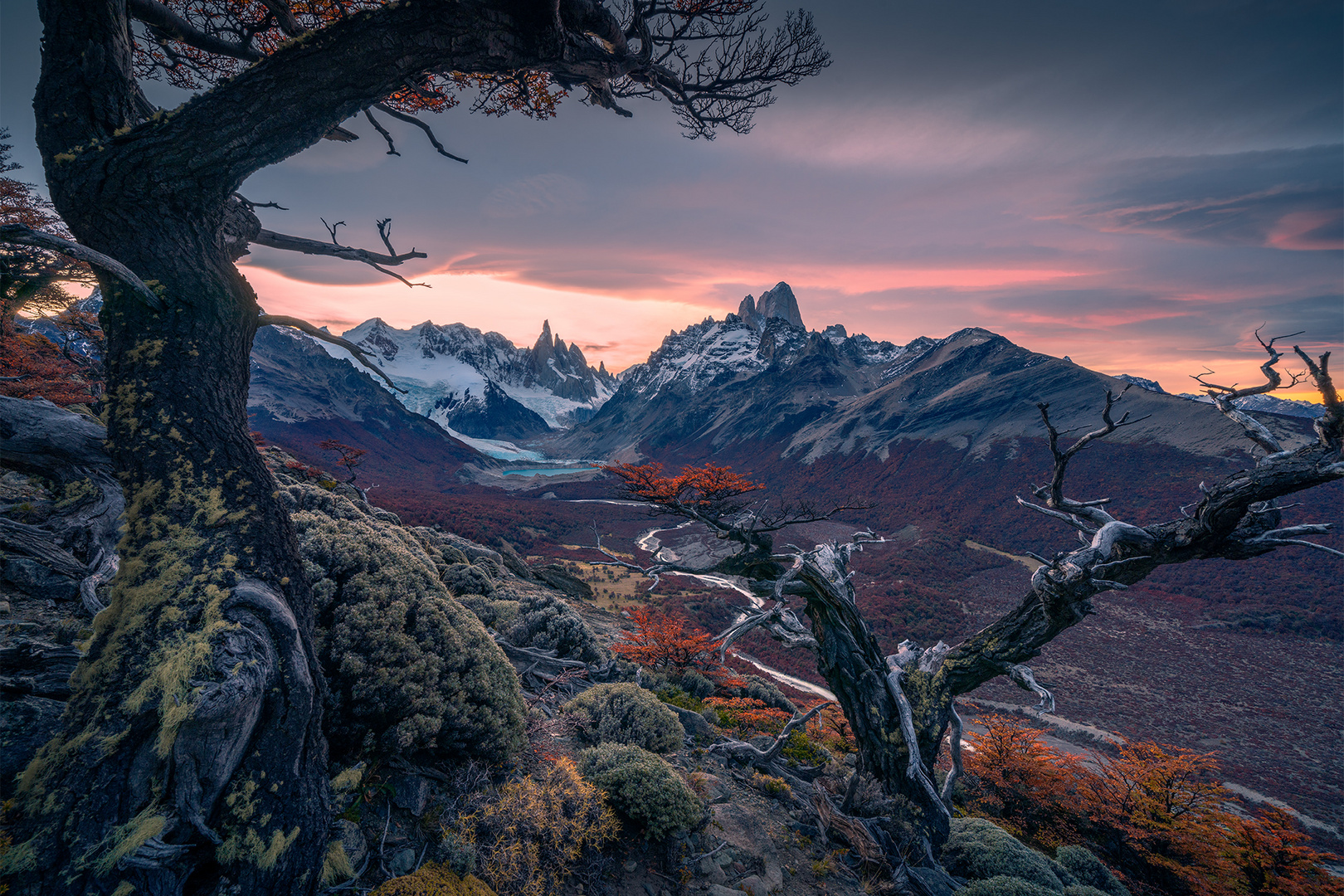 Sonnenuntergang in Patagonien