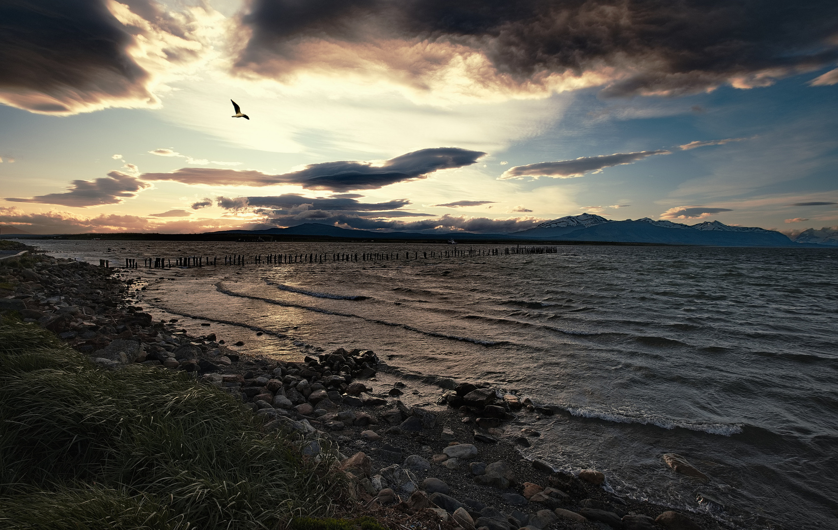 Sonnenuntergang in Patagonien