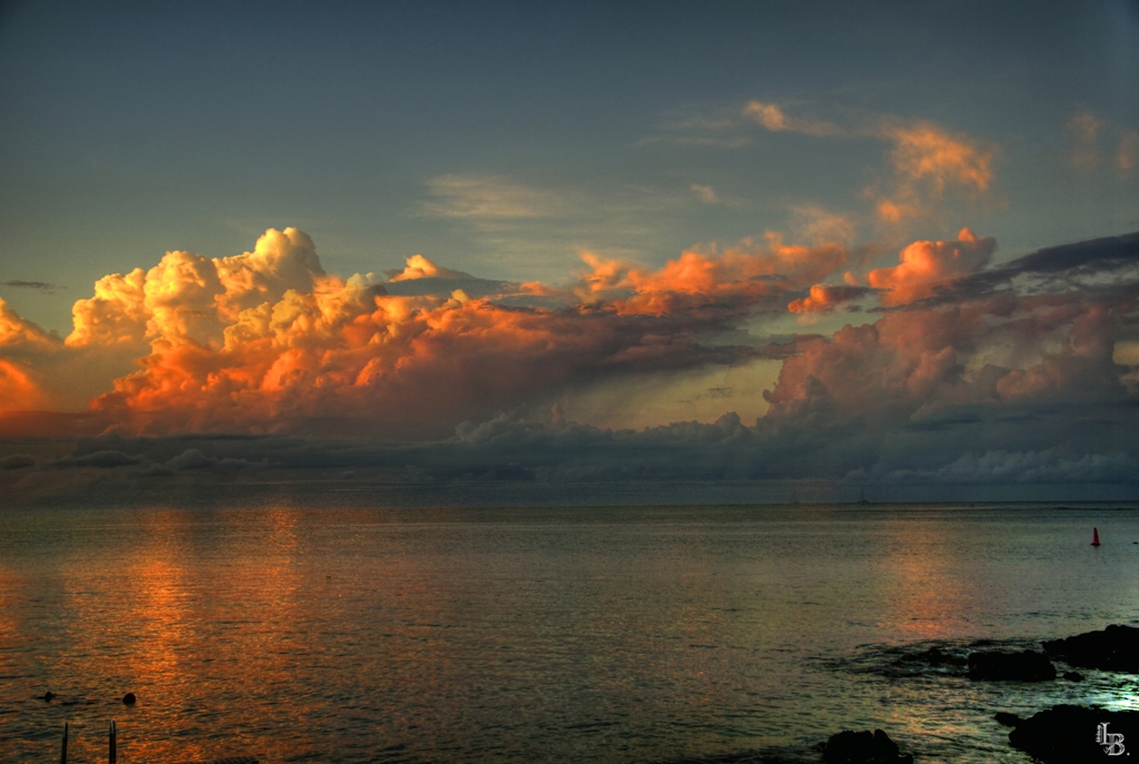 Sonnenuntergang in Perebeye