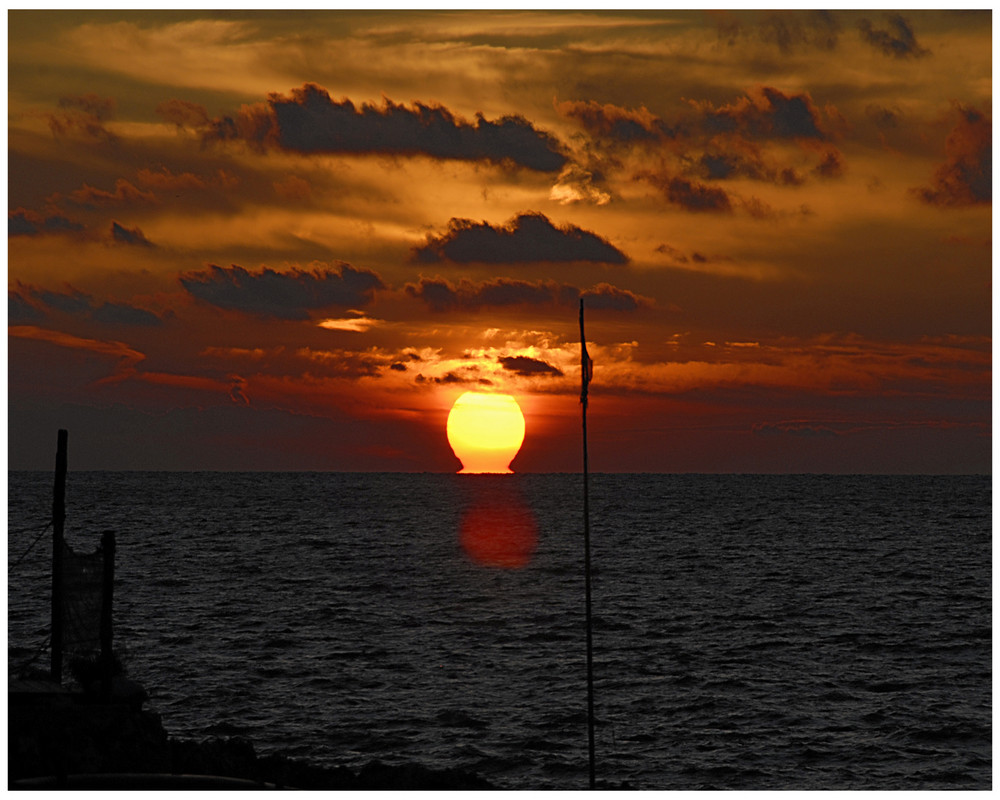 Sonnenuntergang in Peschici