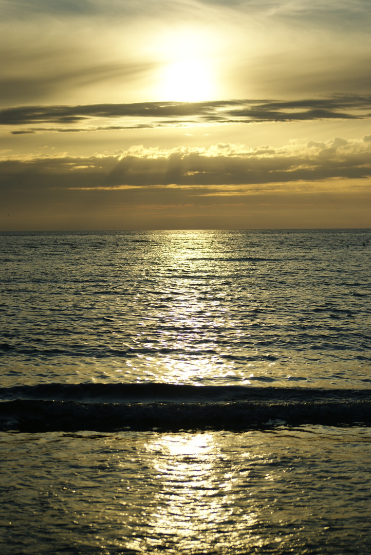 Sonnenuntergang in Petten ( Holland)