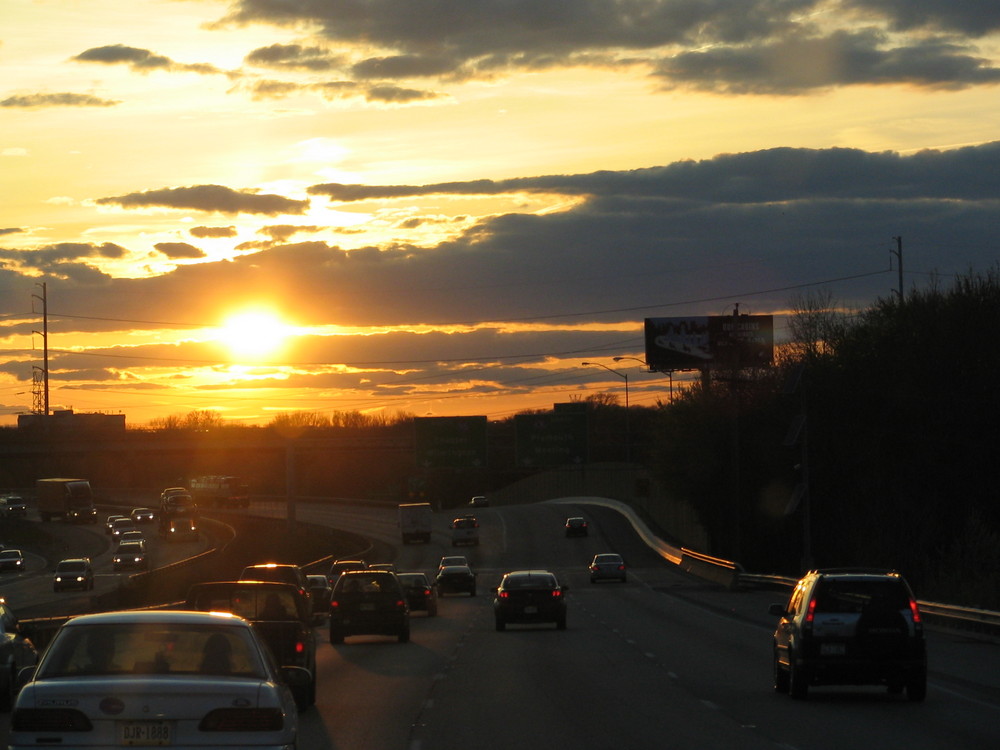 Sonnenuntergang in Philadelphia