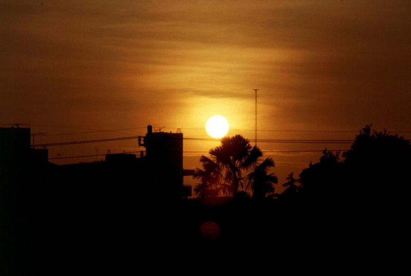 sonnenuntergang in phitsanulouk