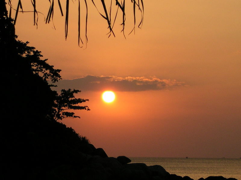 Sonnenuntergang in Phuket