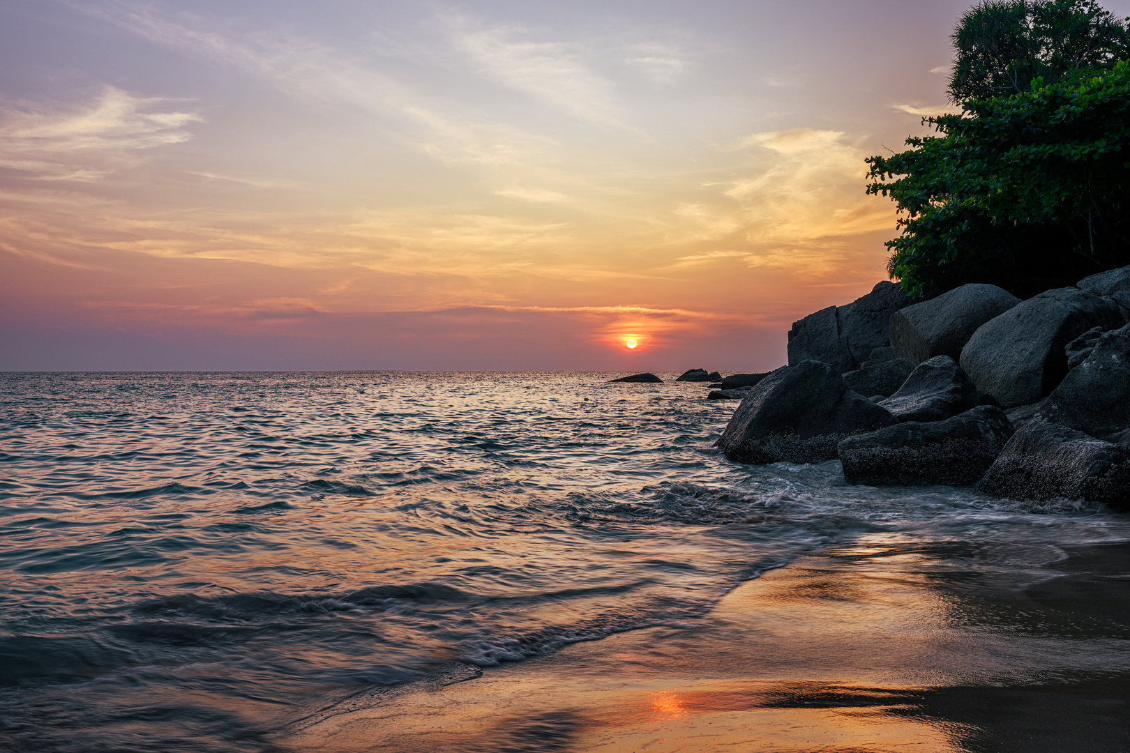 Sonnenuntergang in Phuket