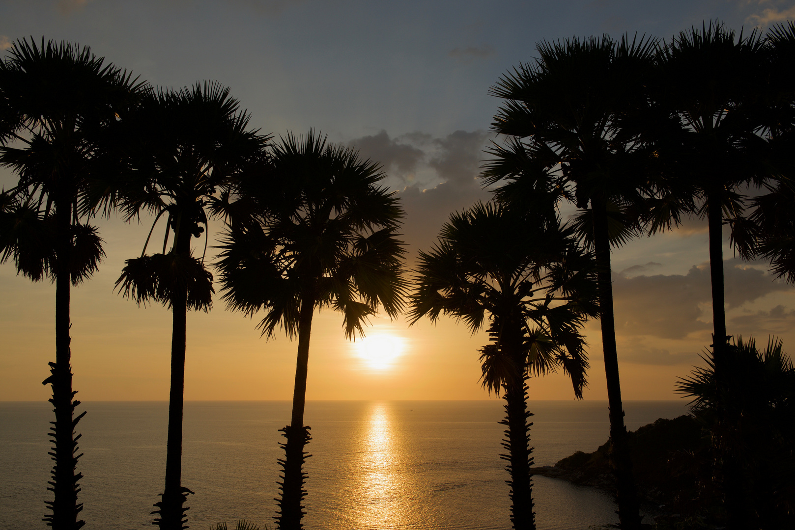 Sonnenuntergang in Phuket, Thailand