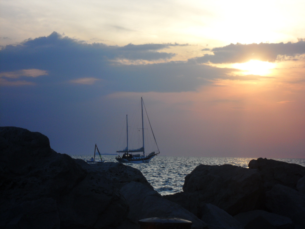 Sonnenuntergang in Piran