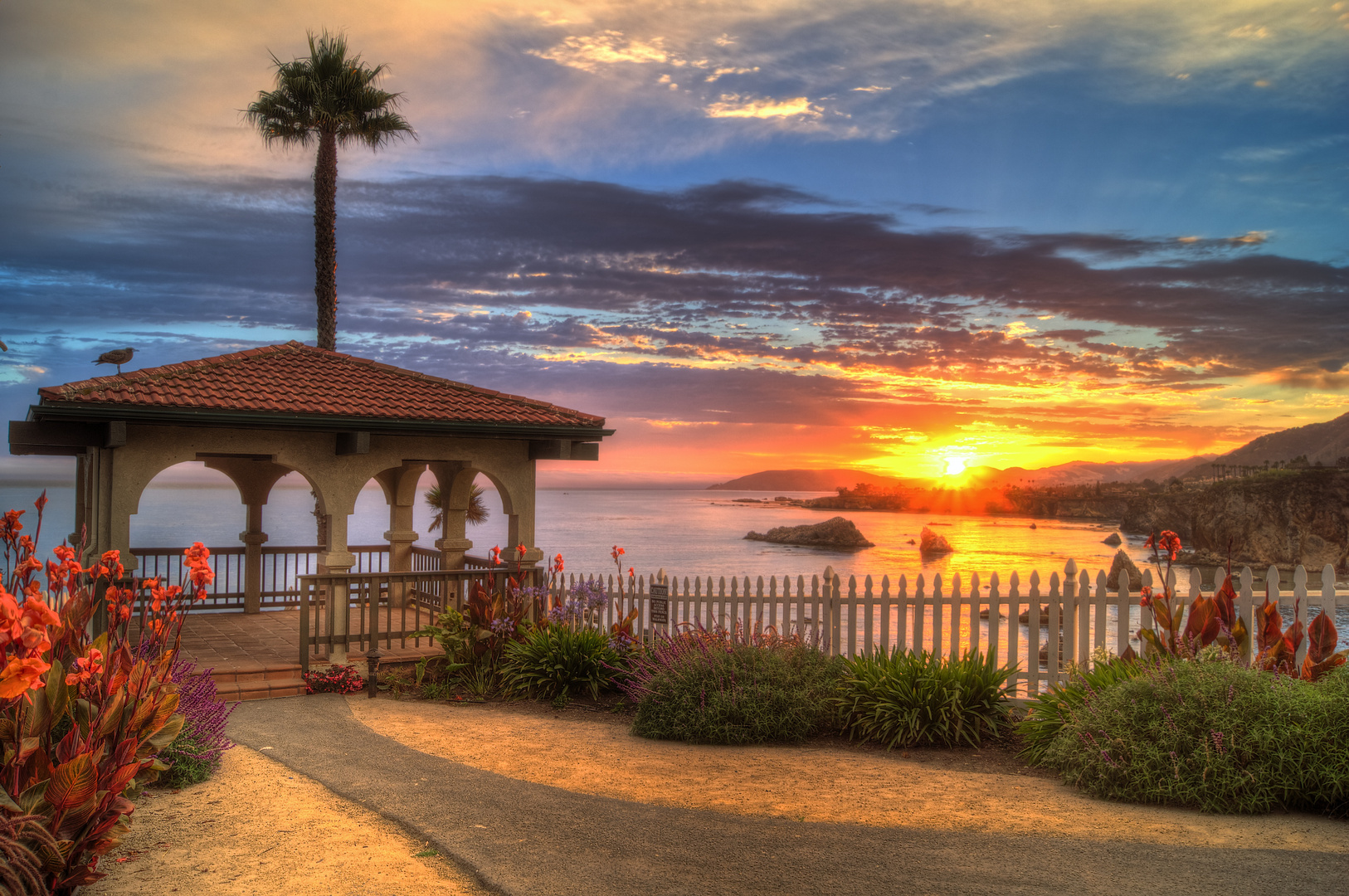Sonnenuntergang in Pismo Beach, Kalifornien