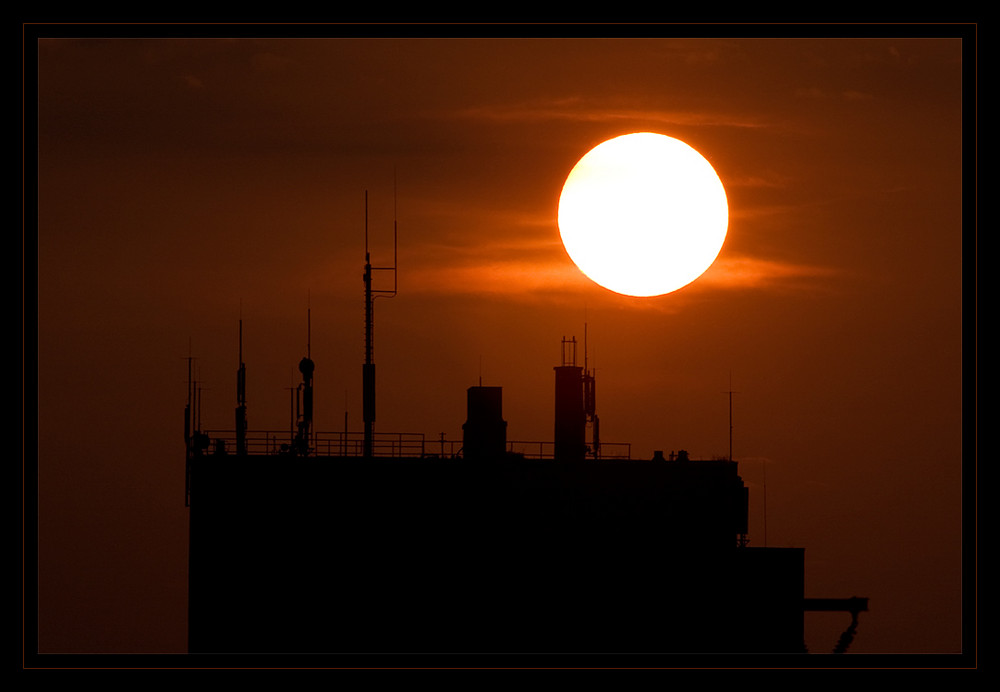 Sonnenuntergang in Plochingen