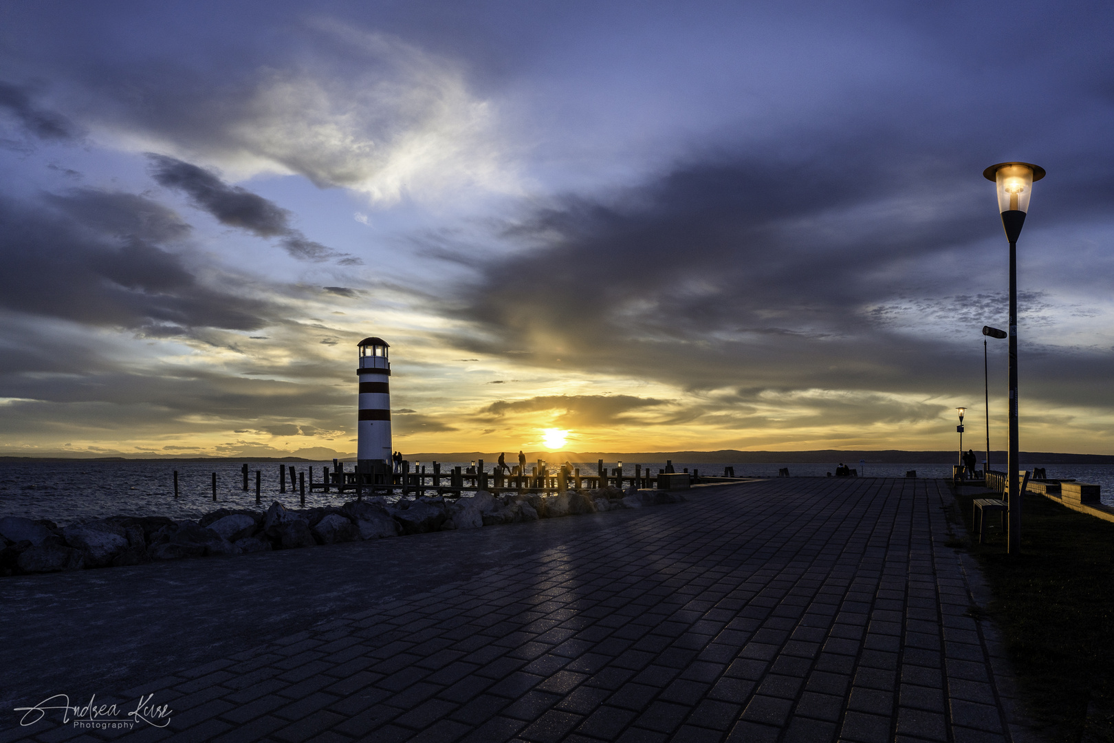 Sonnenuntergang in Podersdorf