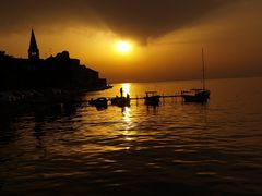 Sonnenuntergang in Porec