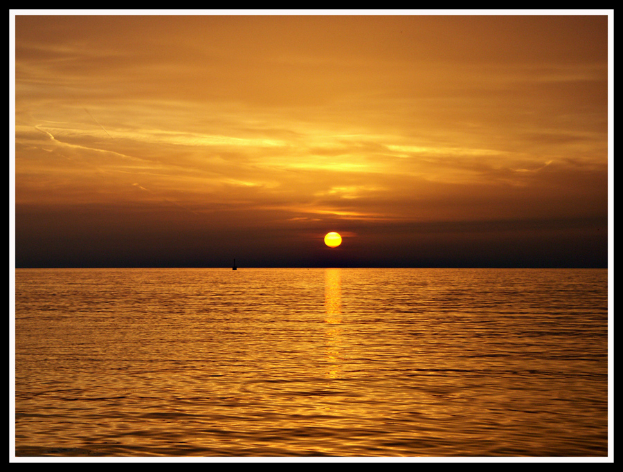 Sonnenuntergang in Porec