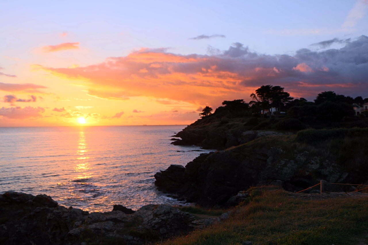 Sonnenuntergang in Pornic / St. Nazaire