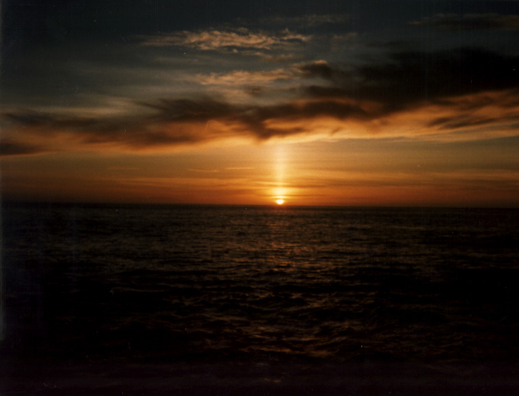 Sonnenuntergang in Porta de la Cruz