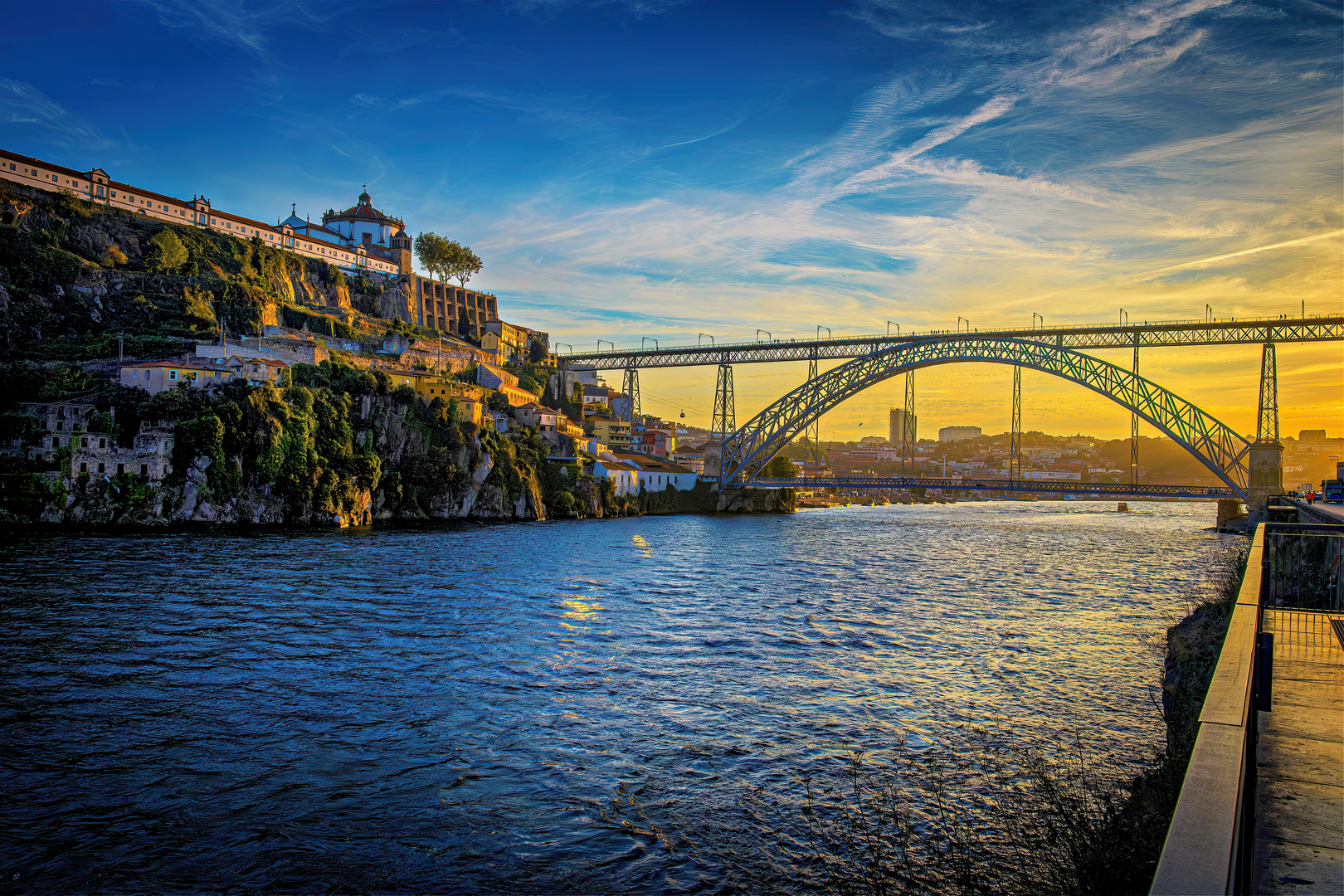 Sonnenuntergang in Porto