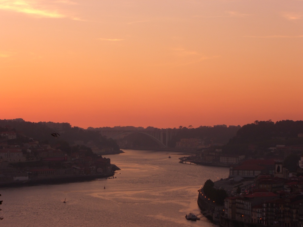 Sonnenuntergang in Porto