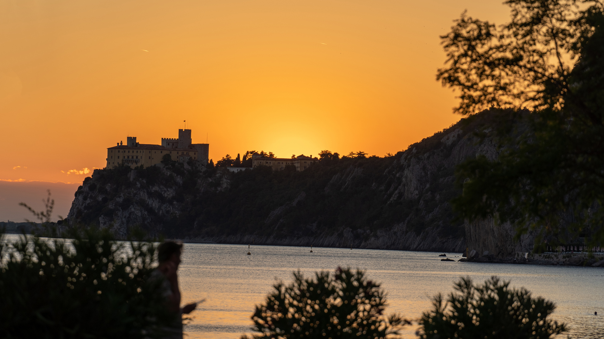 Sonnenuntergang in Porto Piccolo